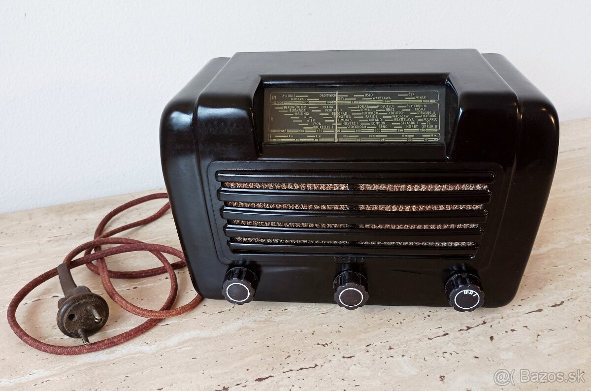 Starožitné rádio Tesla Talisman 305U po kompletní renovaci - 2