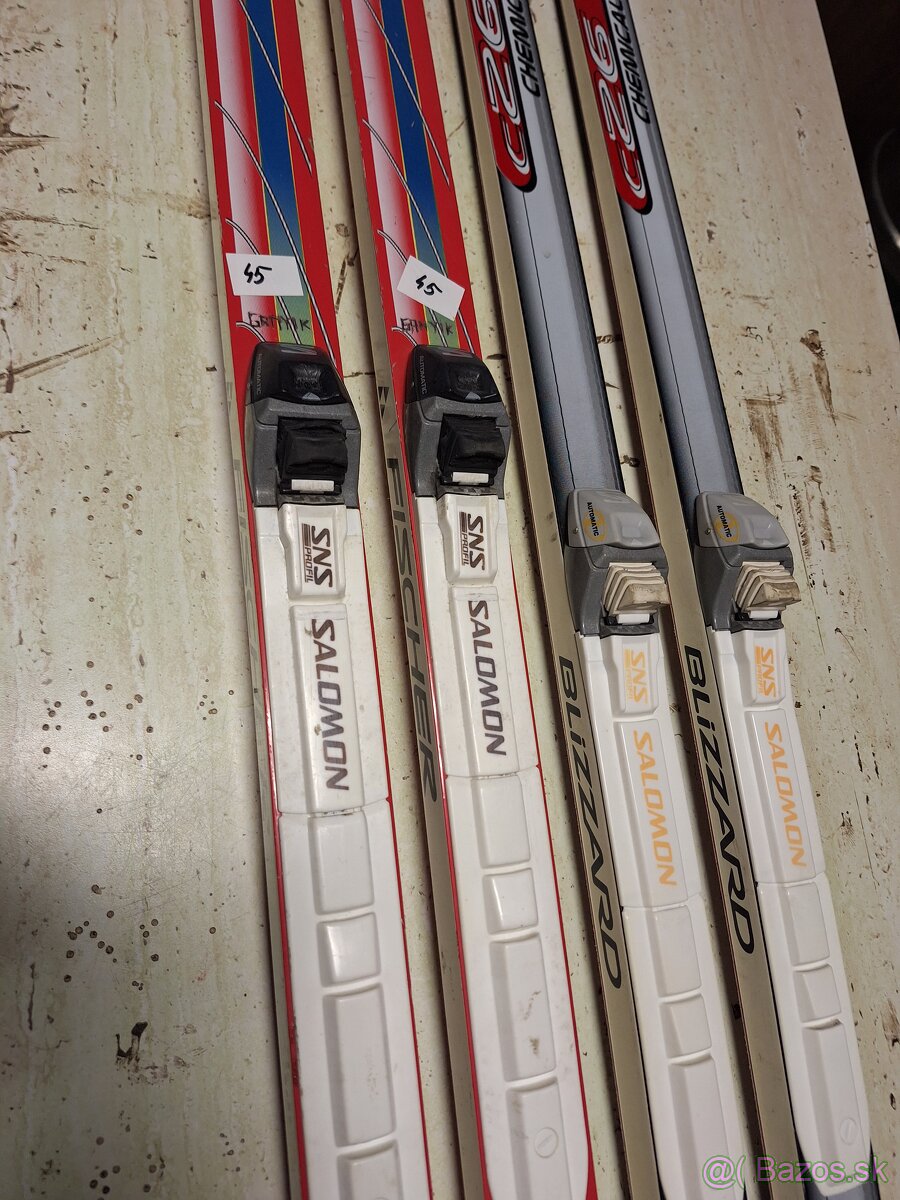 Predám Bežky 210cm 192cm. SNS viazanie. - 2