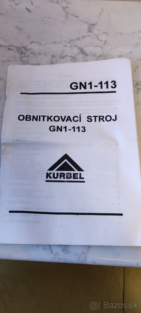 Obnitkovací stroj - 2