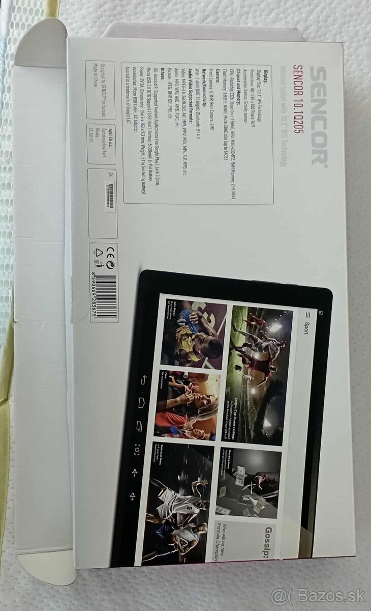 Tablet Sencor aj s koženým nastaviteľným púzdrom - 2