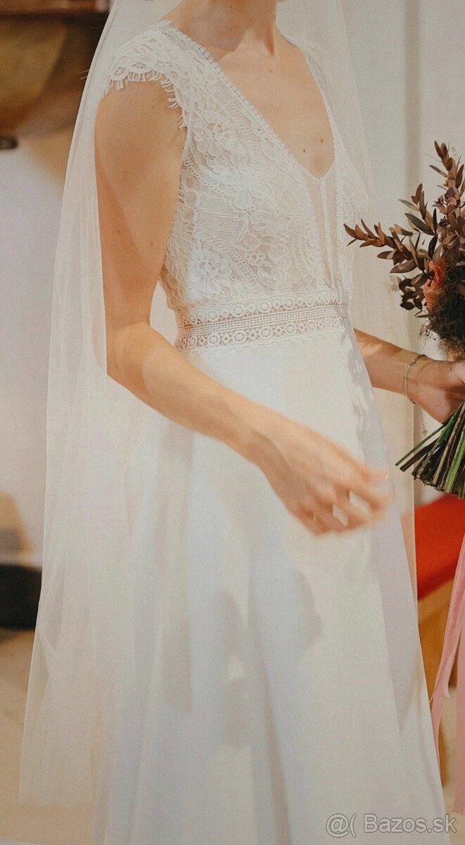 Ivory svadobné šaty - 2