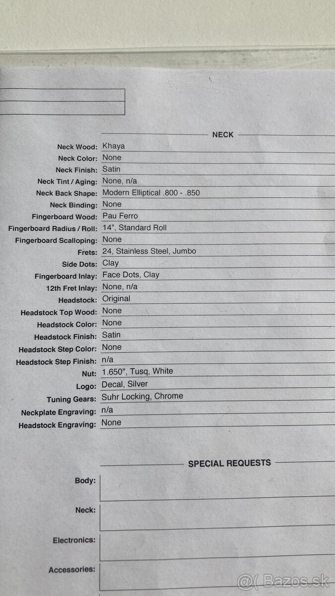 SUHR MODERN SATIN - 2