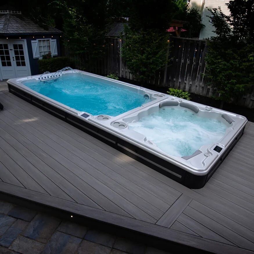 Bazén s vírivkou - 2