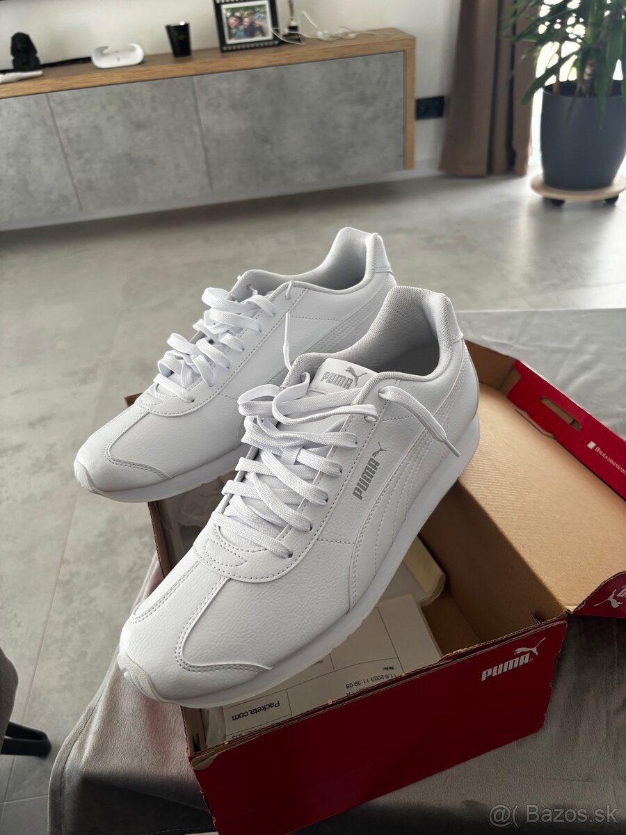 Biele botasky puma - 2