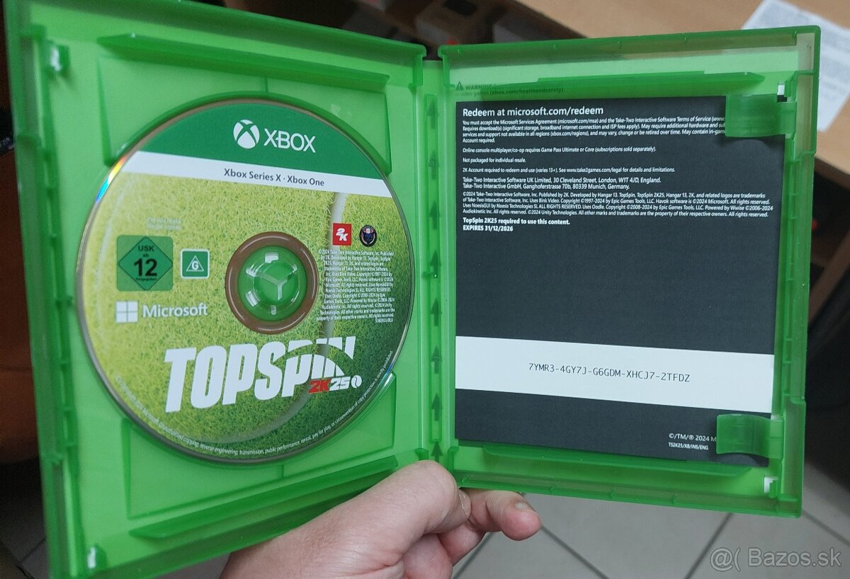 Top Spin 2K25 XBOX Series X / One - 2