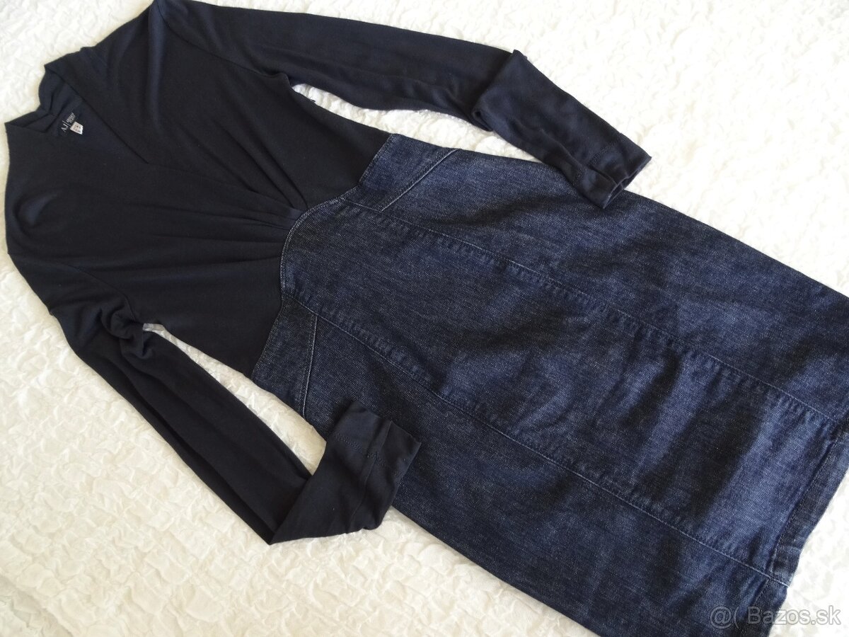Denim Armani Jeans, šaty veľ. XS - 2