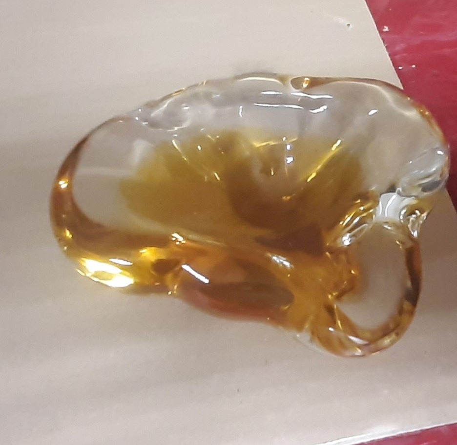 Predám popolník s hutného skla - 2