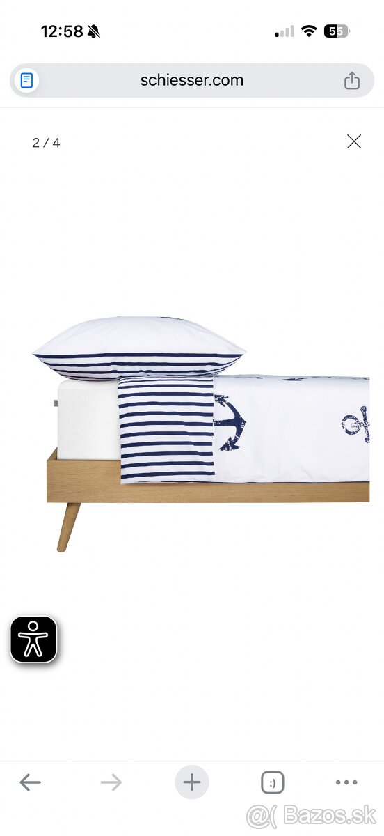 Nová obojstranná posteľná bielizeň – Schiesser - 2