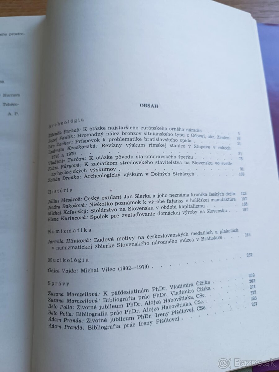 Zborník Slovenského národného múzea – História (1982) - 2