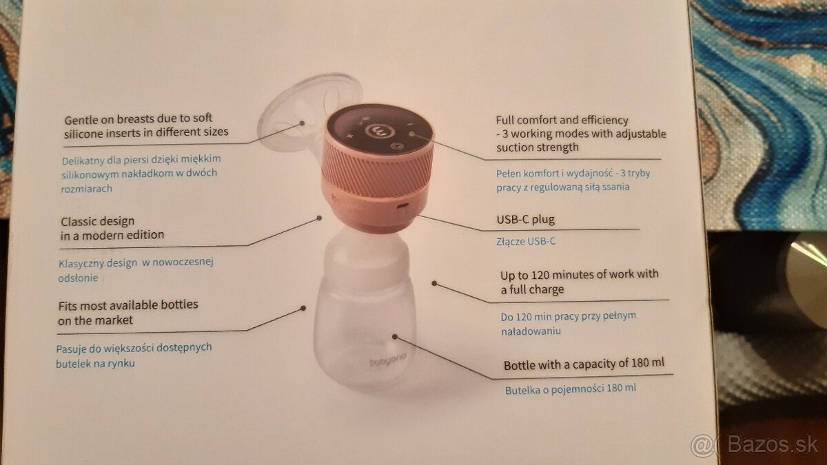 Elektrická odsávačka mlieka - 2