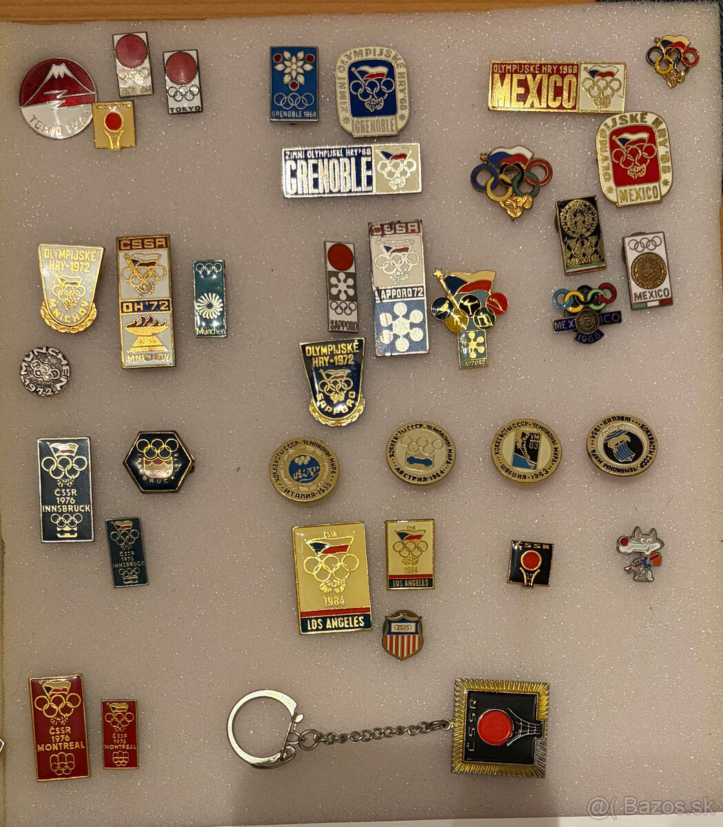 odznaky z Olympijských hier - 2