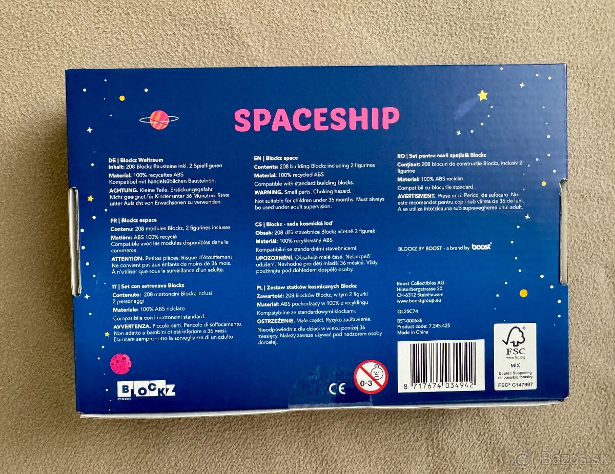 Nový BLOCKZ by Boost - Vesmírna loď SPACESHIP - 2