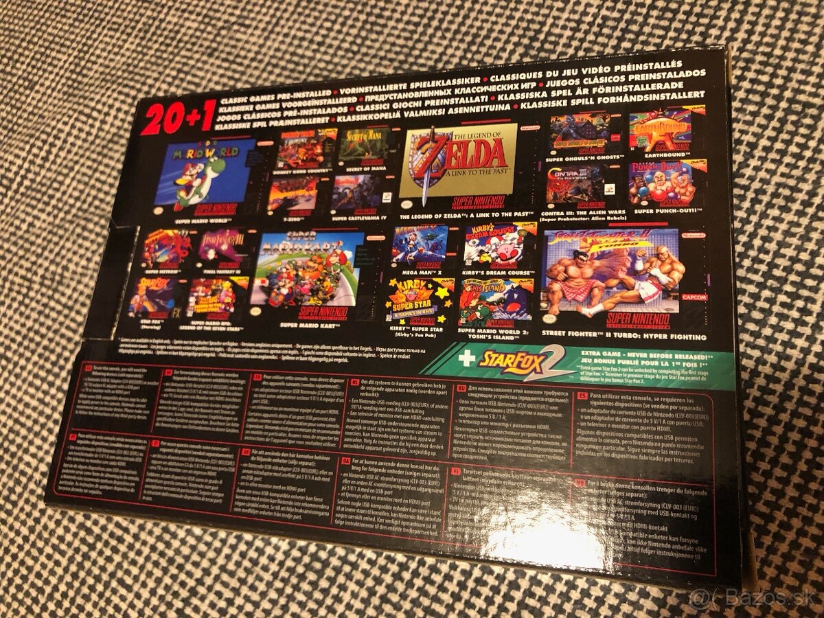 predam Nintendo Classic Mini SNES Super Nintendo ako nove - 2