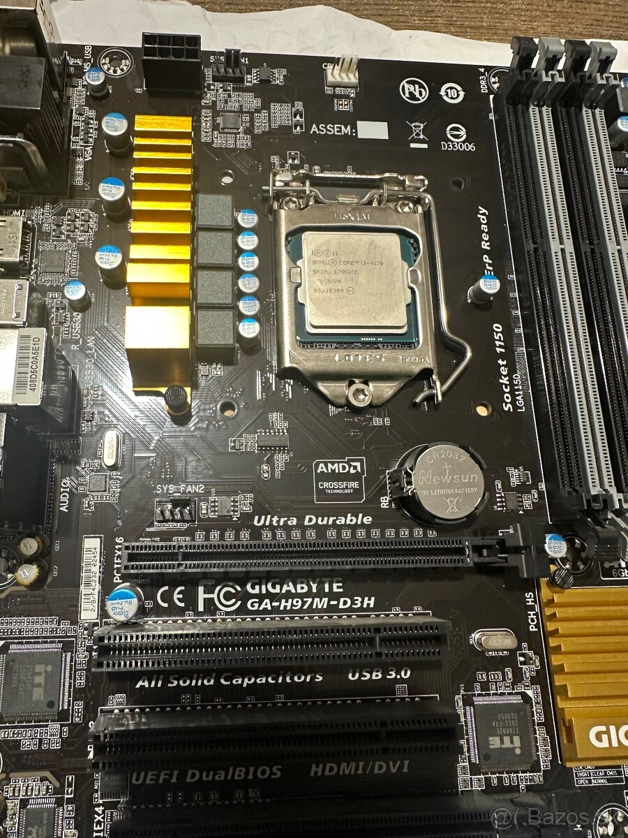 Intel i3 4170 Gigabyte GA-H97M-D3H - 2