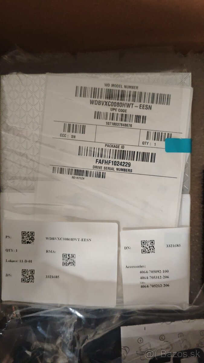 NAS WD My Cloud 8tb nový - 2