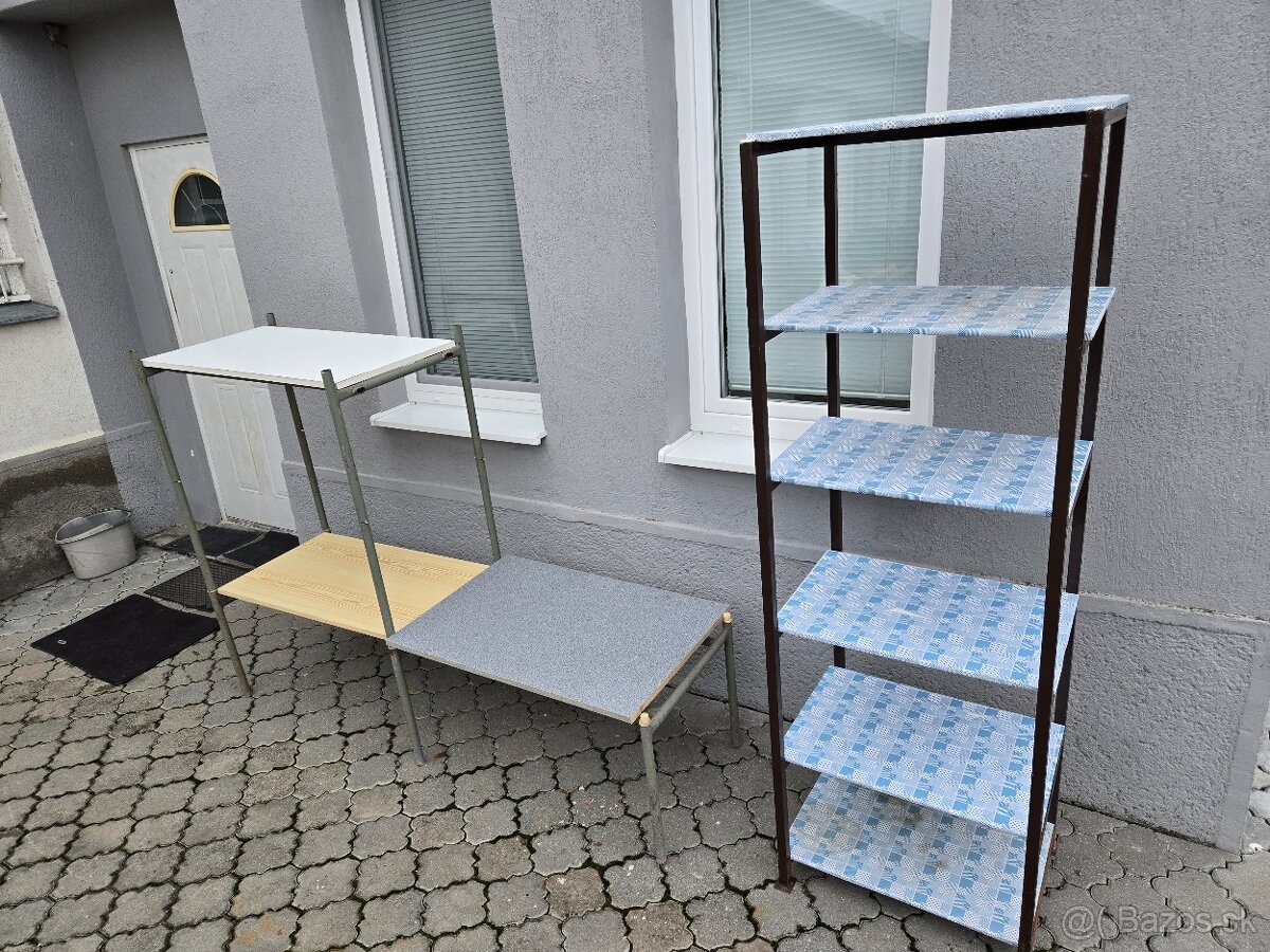 Kovové regály do špajze, do dielne - 2