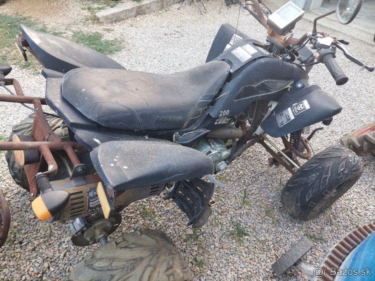 Predam 2 štvoekolky Bashan 200cc, - 2