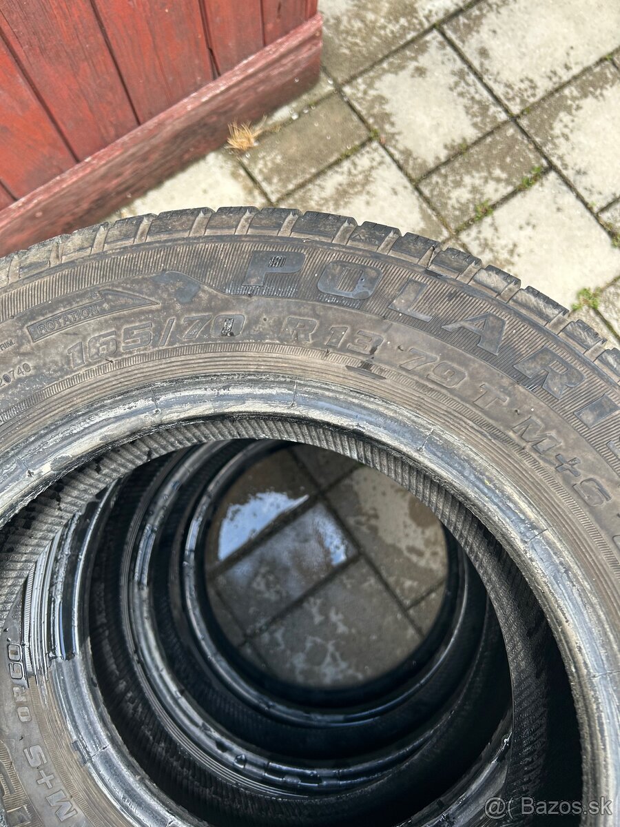 Zimne pneumatky Barm 165/70 R + elektrony Borbt - 2