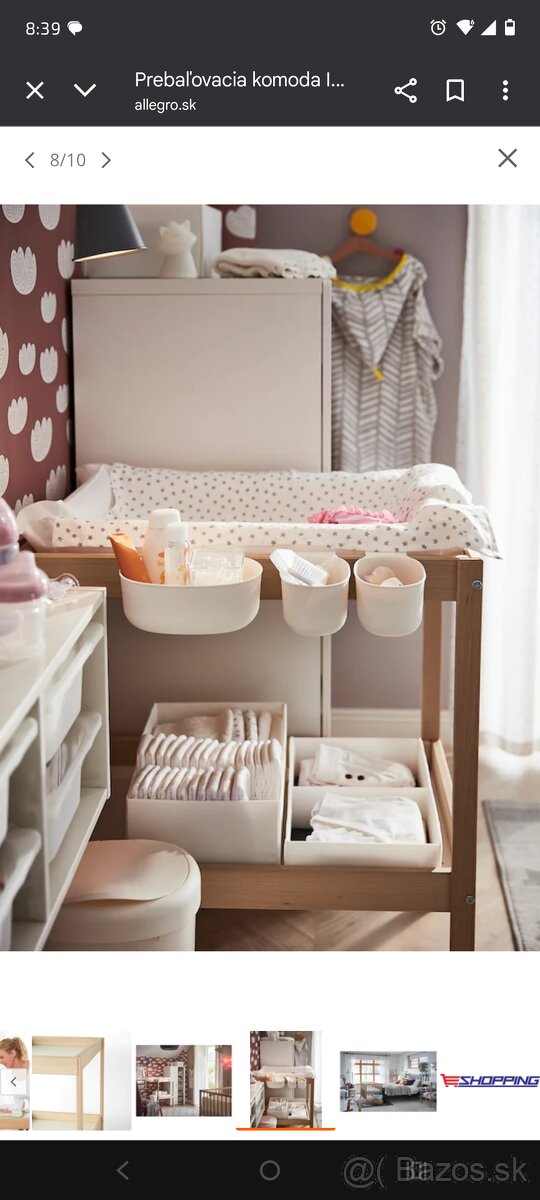 Prebaľovací pult - 2