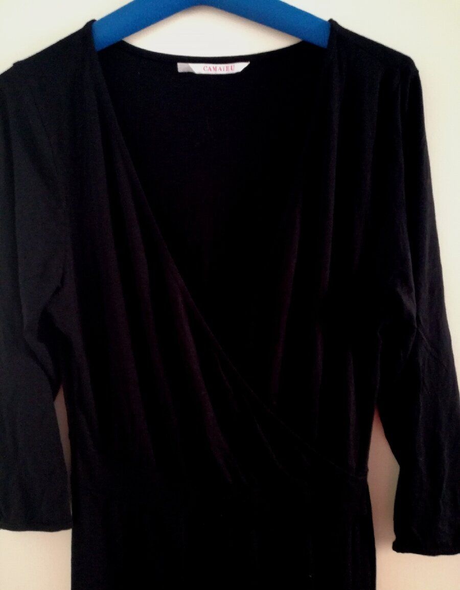 CAMAÏEU dámske zavinovacie midi šaty vel. L - 2