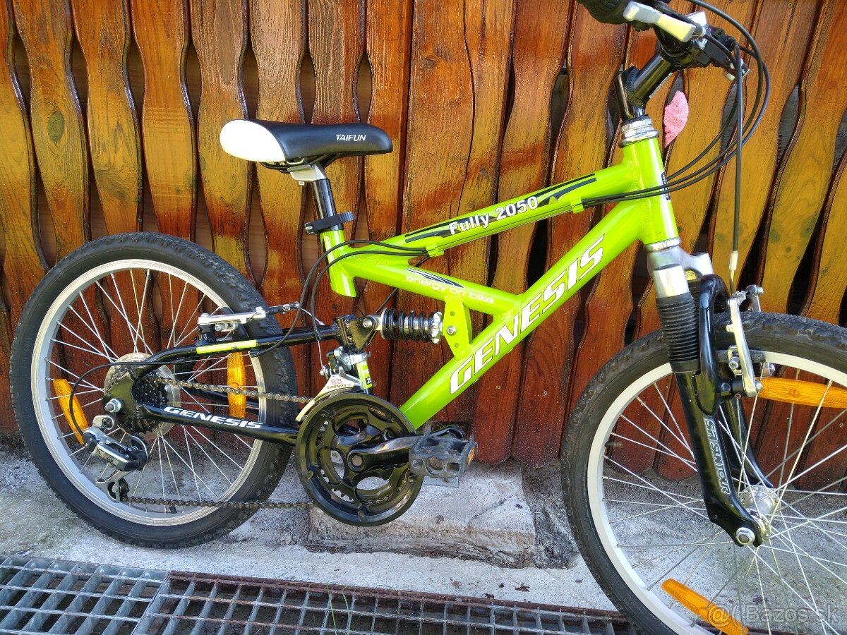 bicykel GENESIS,20"kolesá, celoodpružený, Ako nový - 2
