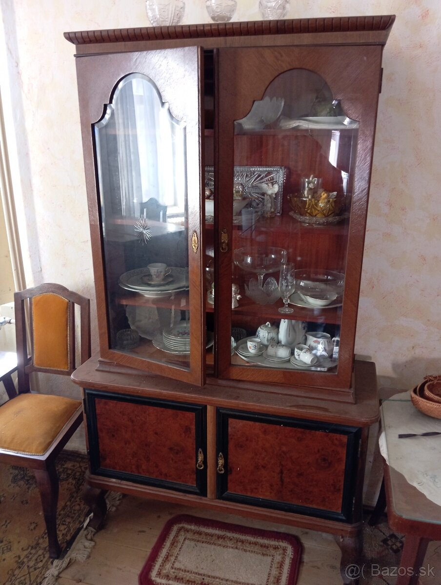 Set - 2x starozitna vitrina - 2