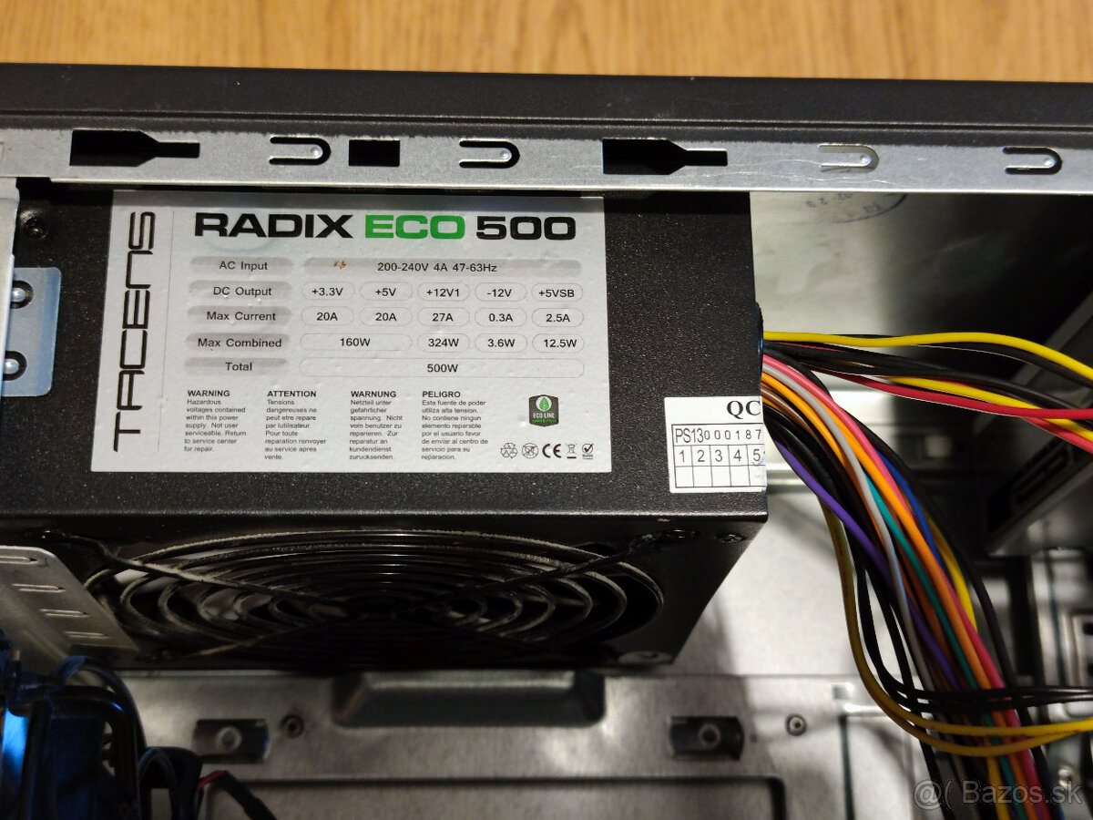 Srinka ATX, zdroj 500 W, DVDRW - 2