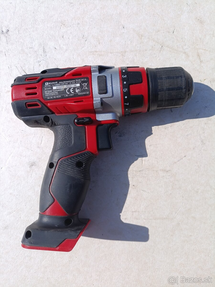 Einhell aku vŕtačka 12V - 2