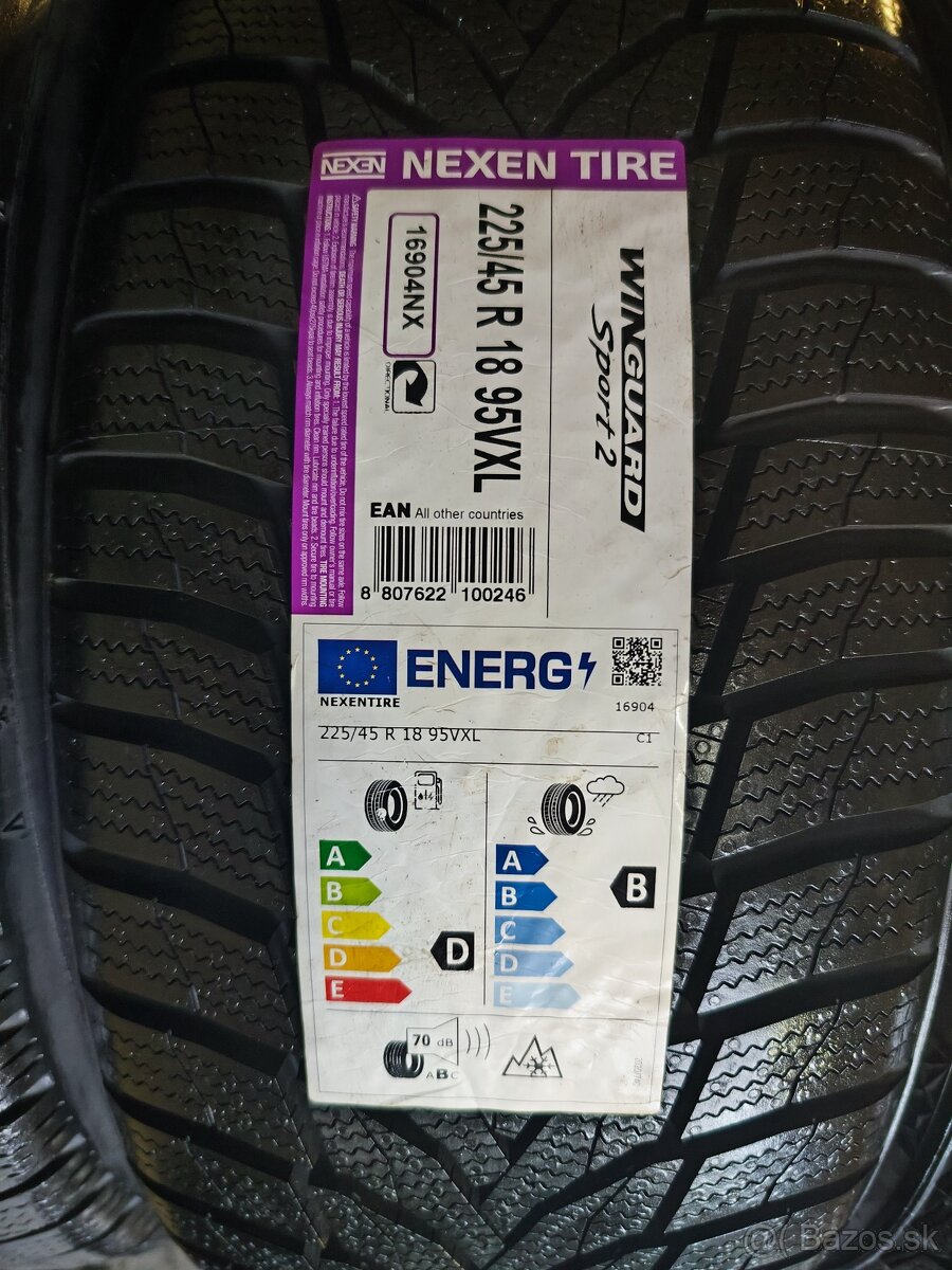 Zimné pneu =NEXEN= 225/45 R18 = 2ks - 2