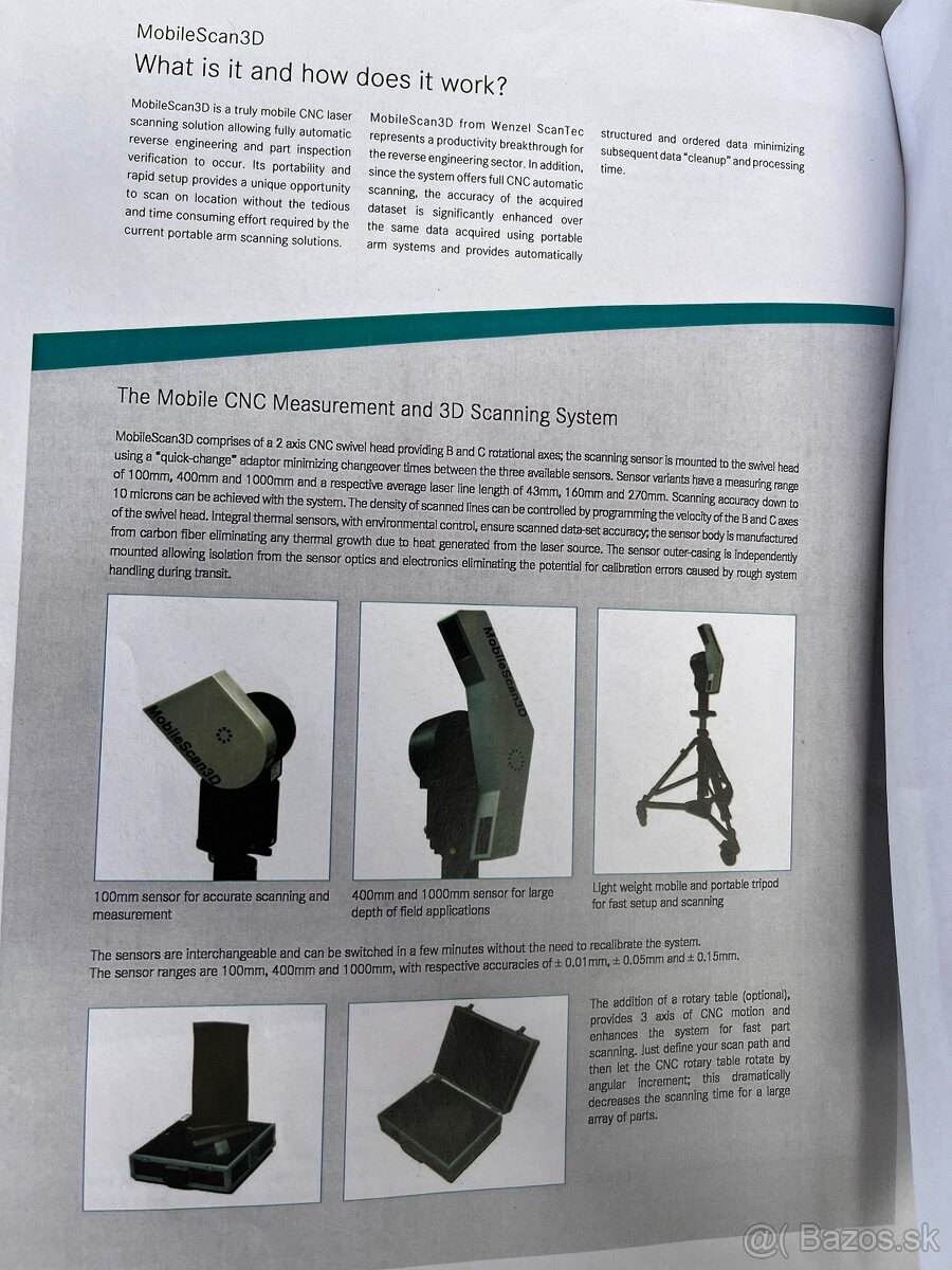 3D skener Wenzel MobileScan3D - 2