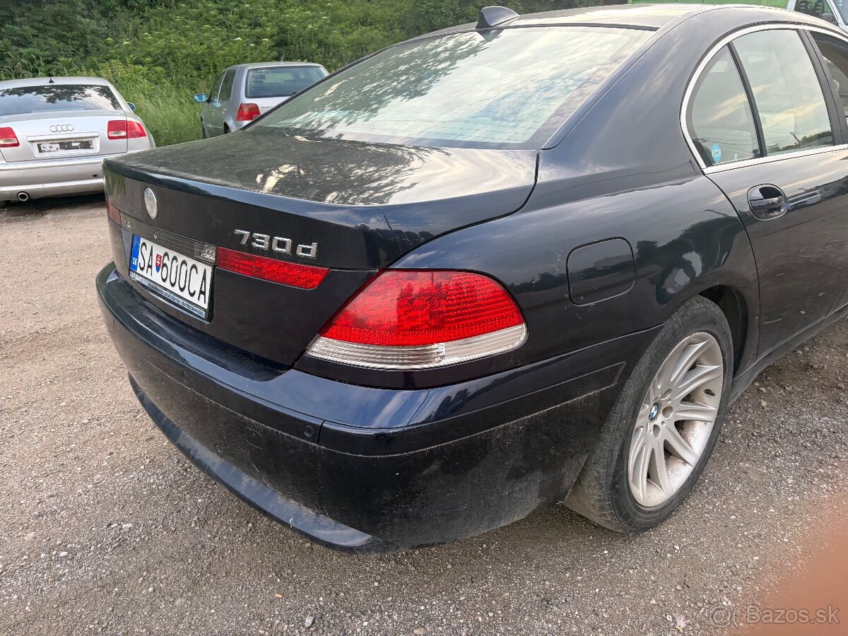 Predám BMW E65 730d, 160 kW\. - 2
