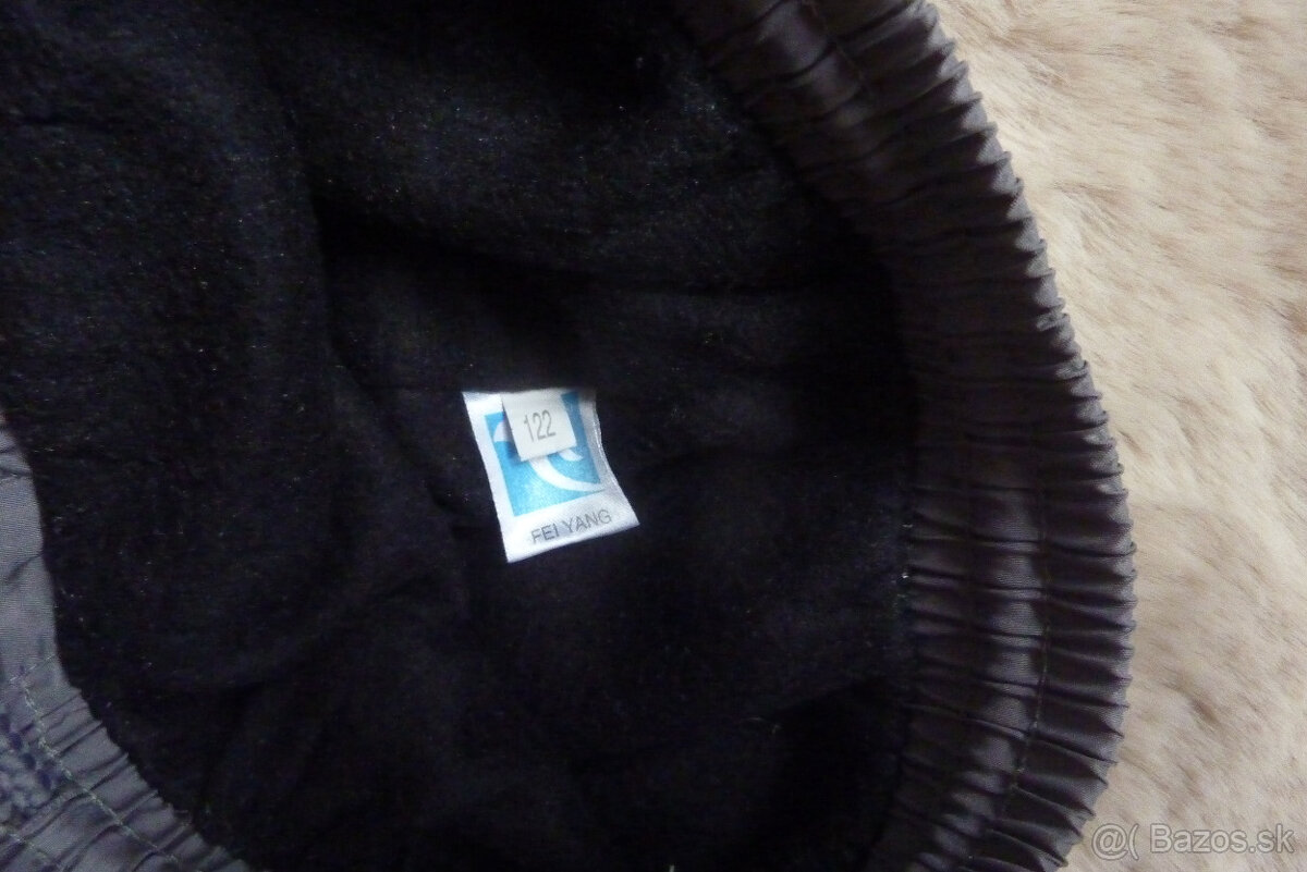 Zateplené flísom nohavice, teplé na zimu,v.122, pre chlapca - 2