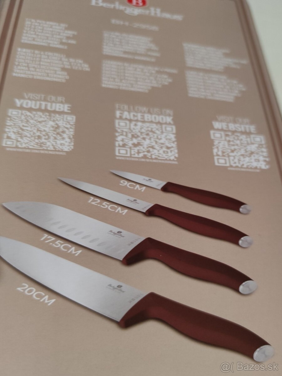 Kuchynské nože -nová sada - 2