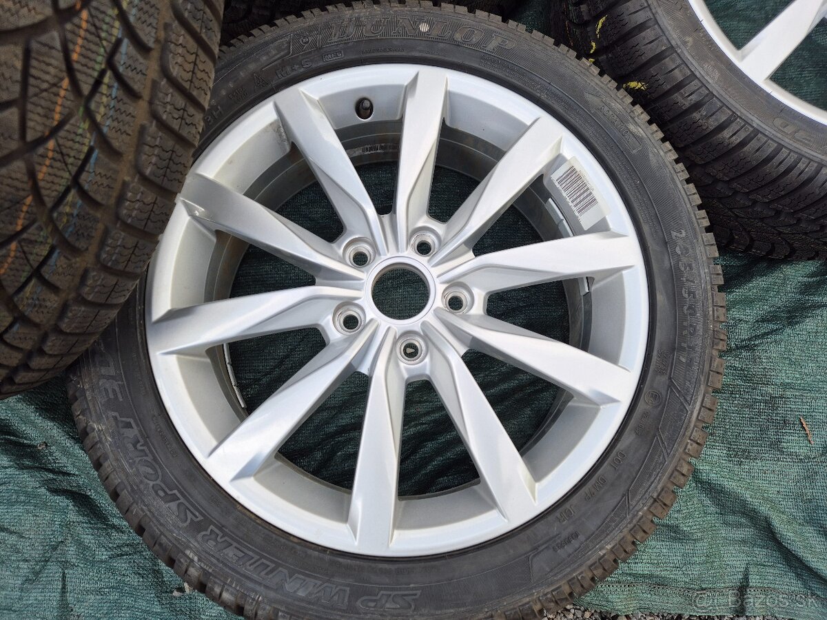 Nepoužitá Zimní kola Volkswagen Golf 7 R17 Dijon et48 - 2