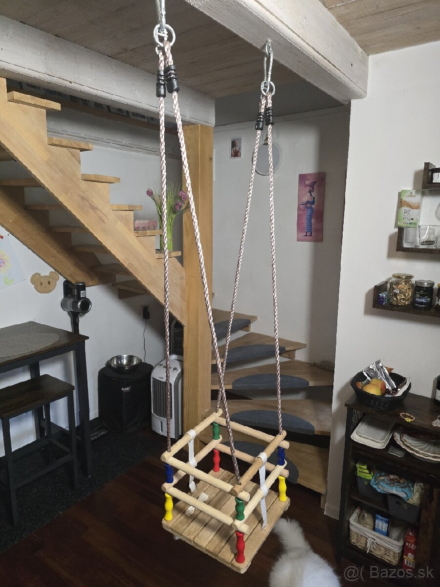 Detská drevená hojdačka - 2