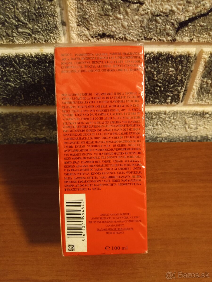 Predám parfém Armani Sì Passione EDP 100 ml – NOVÝ - 2