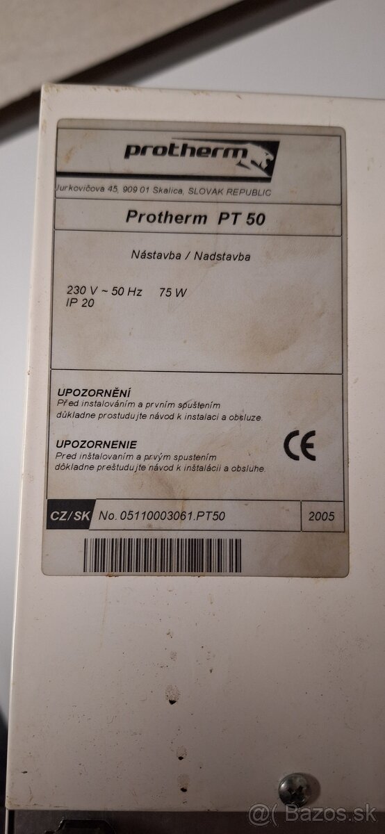 Poloturbo na stacionárny kotol Protherm PT 50 - 2