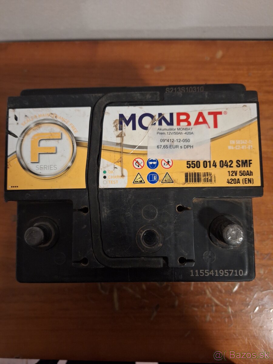 Autobatéria MOMBAT 50Ah 12V - 2