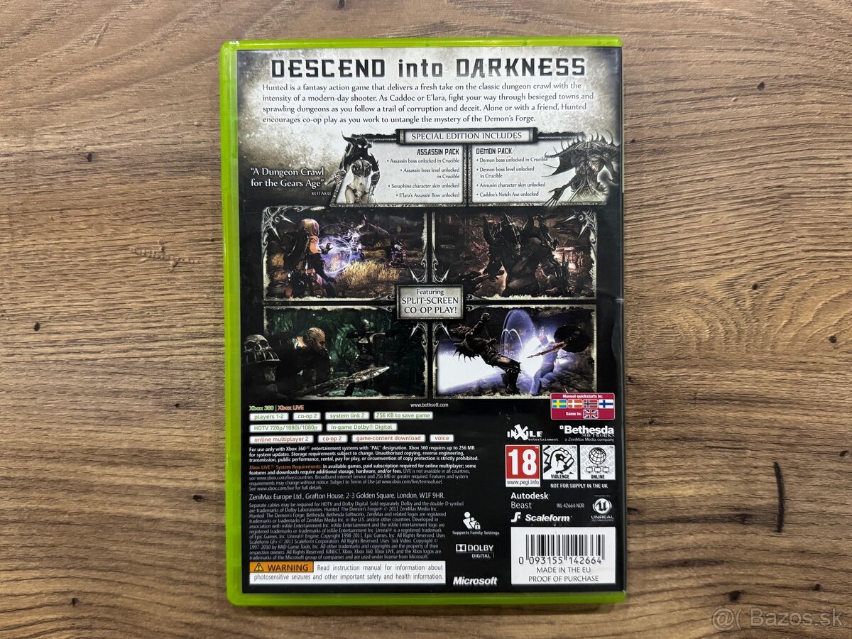 Hra Xbox 360 - Hunted The Demon’s Forge - 2