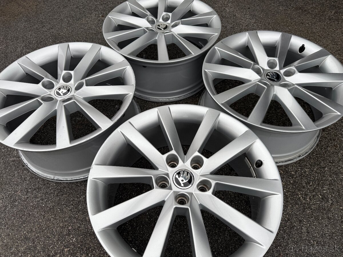 Original ŠKODA OCTAVIA 3 disky 5x112 R18 - 2