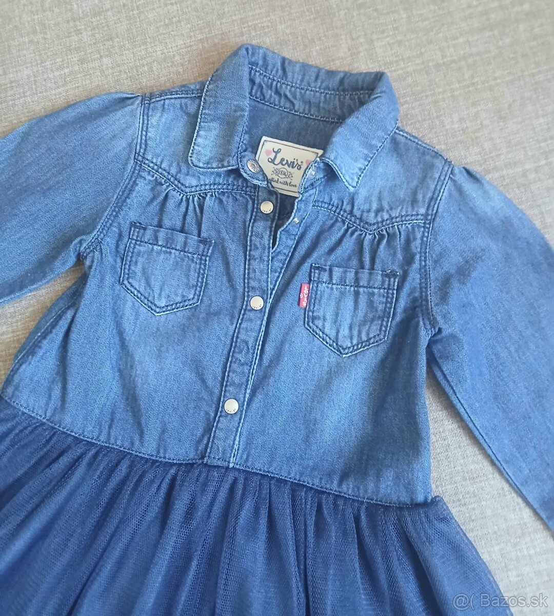 Krásny svetrík a šaty zn.Levis - 2