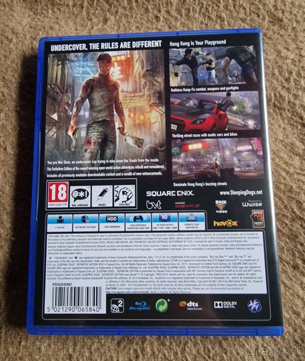 Sleeping Dogs: Definitive edition (ps4) - 2