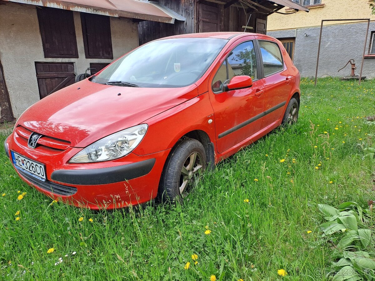 Peugeot 307 - nepojazdné - 2