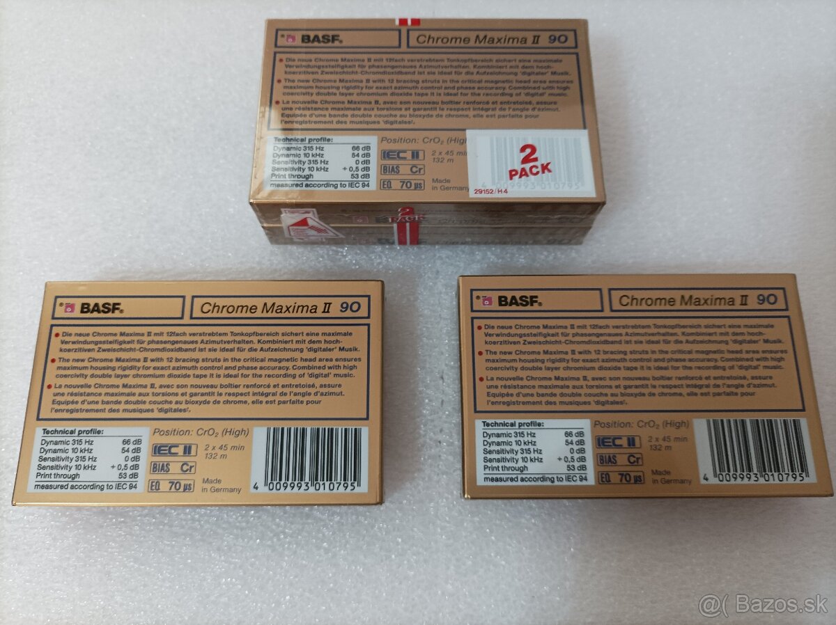 BASF CHROME MAXIMA II 90 (BASF CMII 90) - MC kazeta - 2