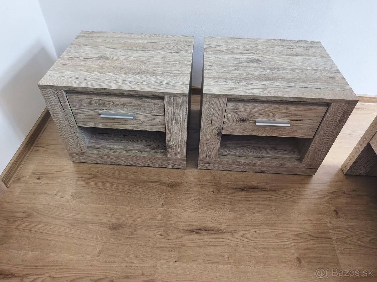 Nočné stolíky, 2ks - 2