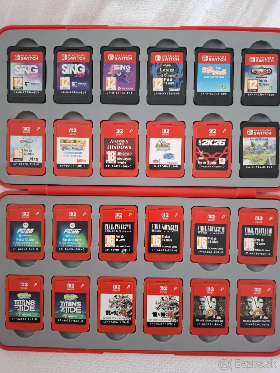 Nintendo Switch 1 a Switch 2 HRY - 2