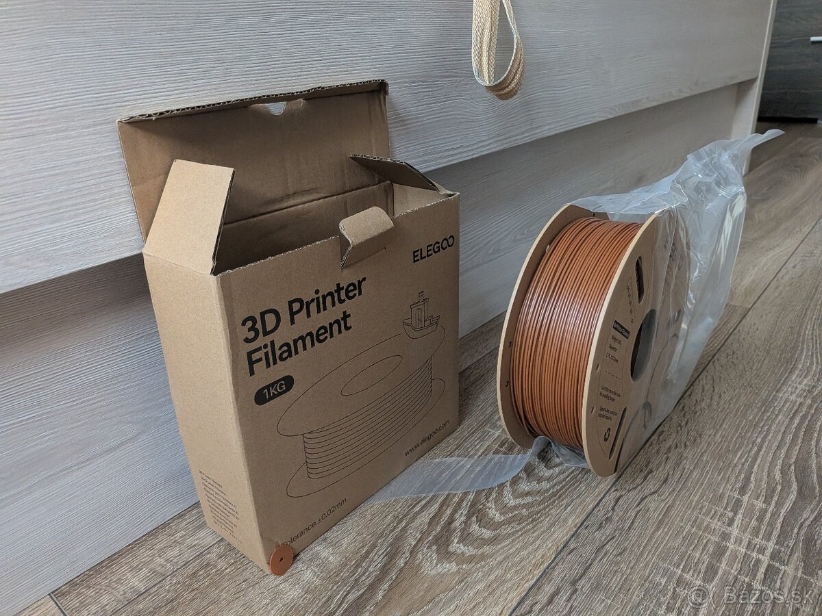 3x PLA hnedé filamenty - 2