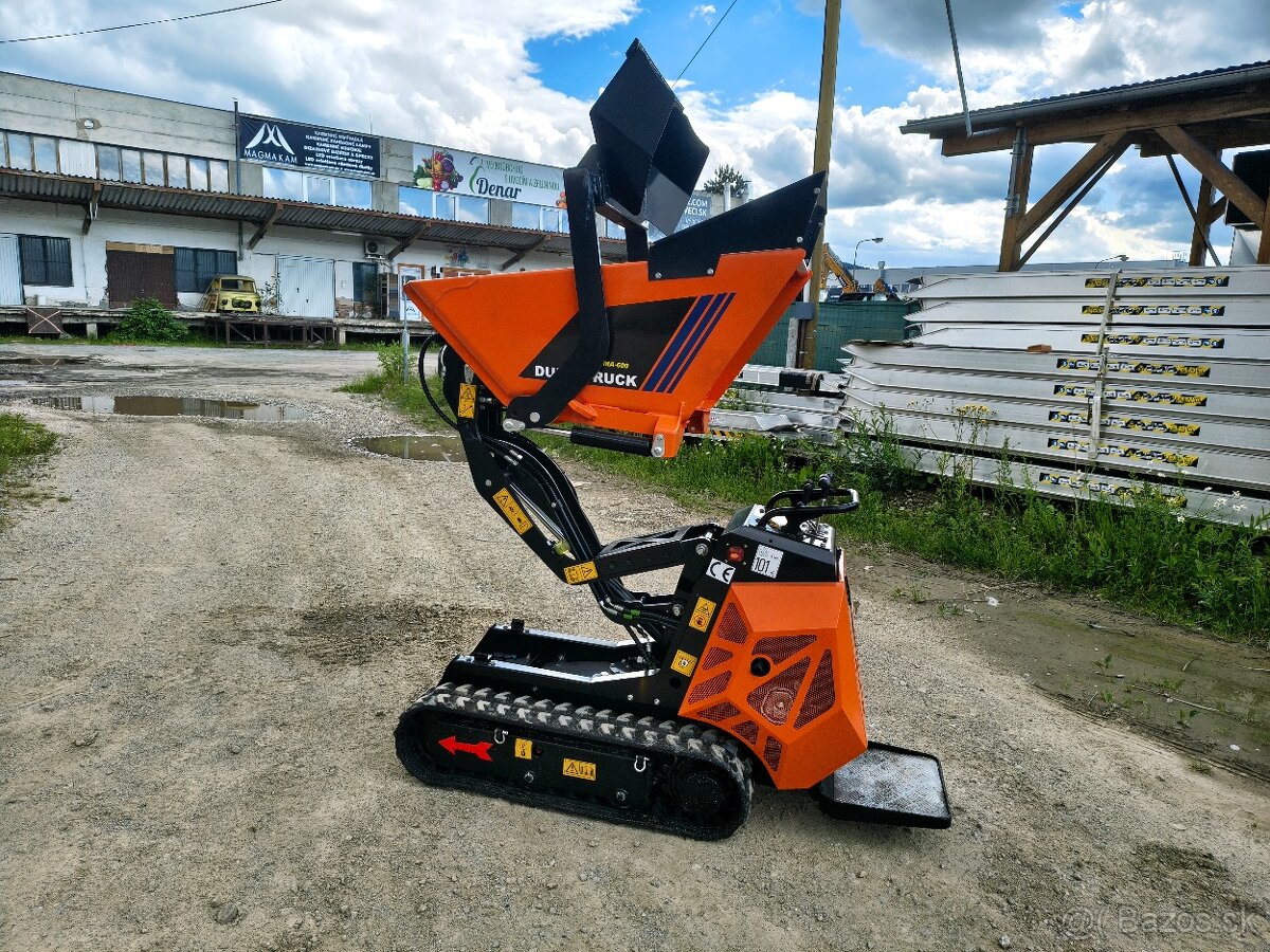 Predám minidumper s nosnosťou 600kg - 2