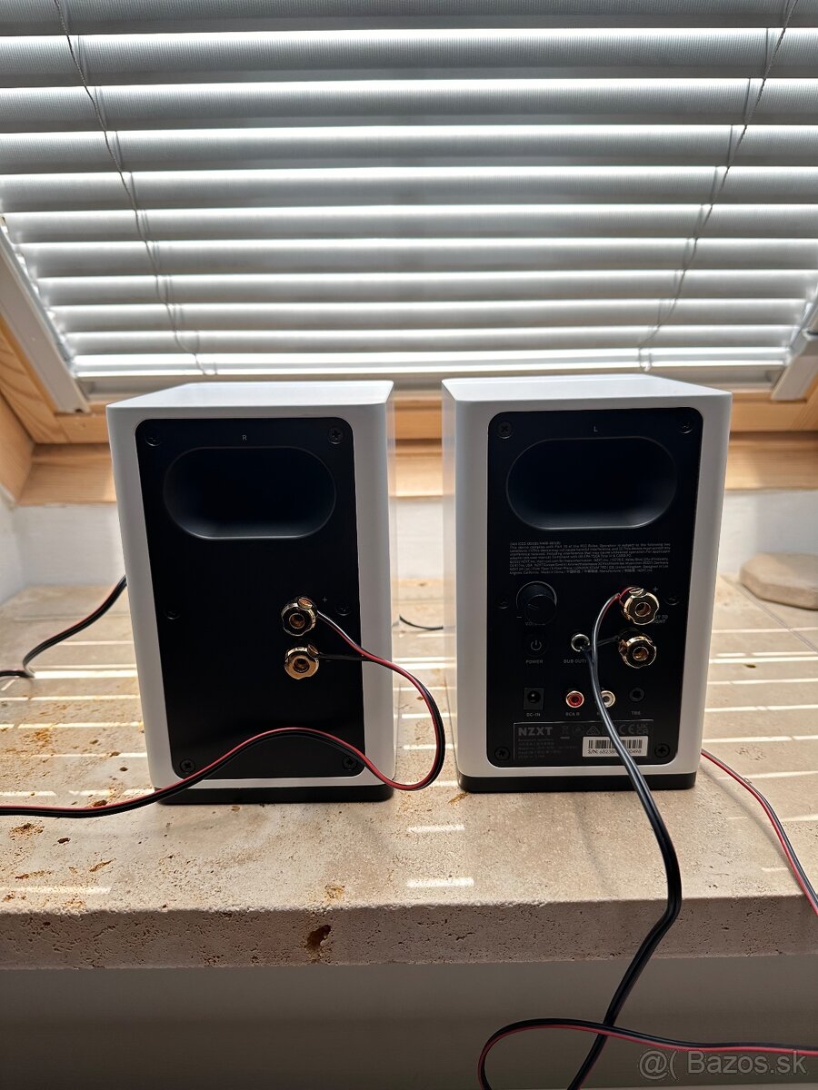 NZXT Relay Speakers - biele, nové - 2