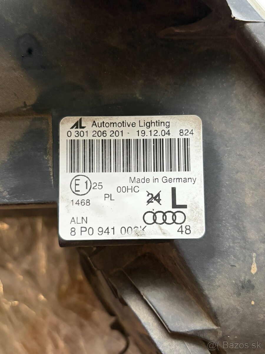 ORIGINÁL Audi A3 8P Predné Ľavé svetlo - 2